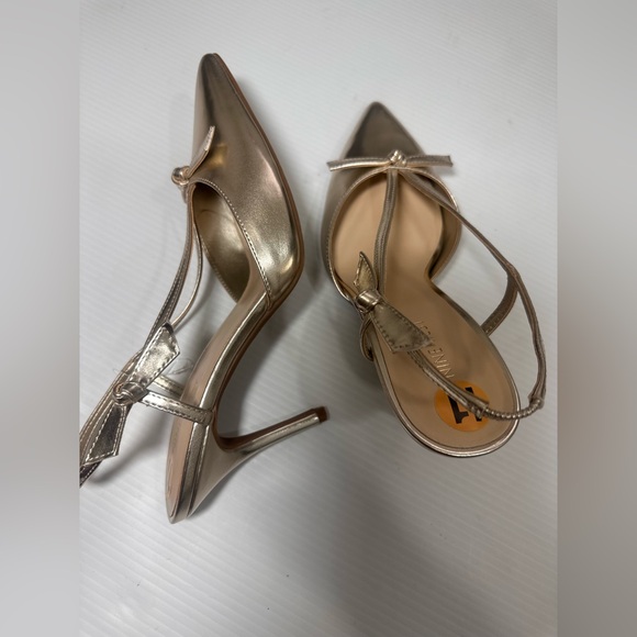 Nine West Womens Rands S3 Pointy Toe Pumps Straps Pull On Synthetic Sz 11 NWOB - Picture 14 of 14